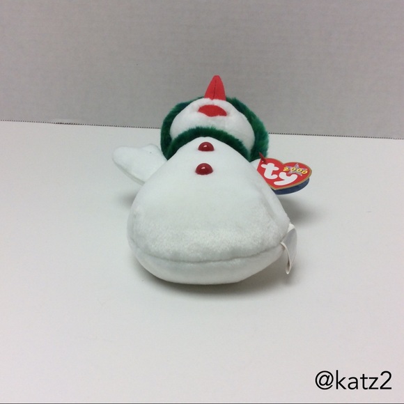 Ty Beanie Baby Retired Snowgirl the Snowman 2000 - Picture 3 of 6